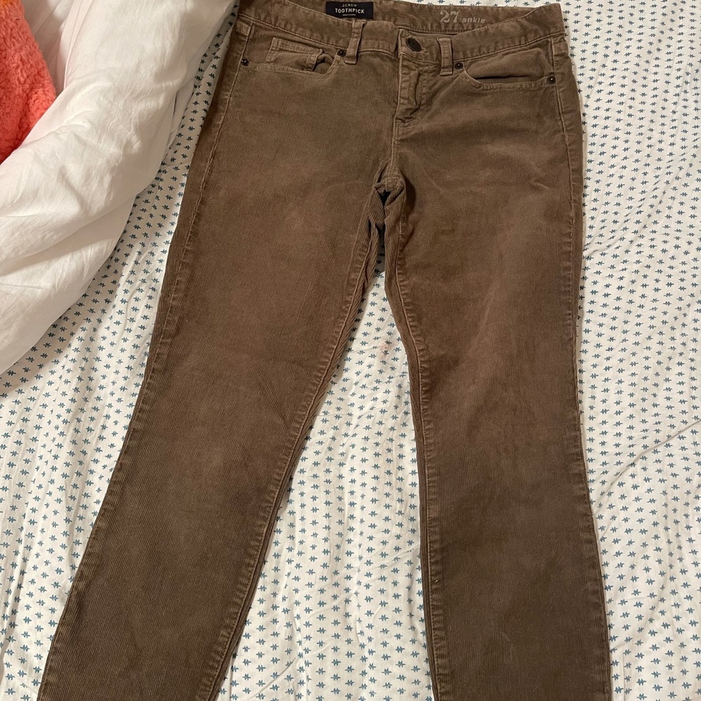 J.Crew toothpick ankle cords